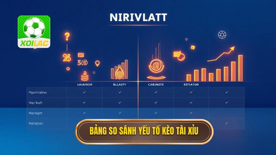 Soi Kèo Tài Xỉu: Cẩm Nang Toàn Tập Và Chiến Thuật Bất Bại Từ Chuyên Gia 4 3. Bảng so sánh yếu tố kèo tài xỉu