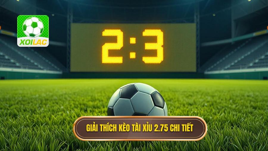 Kèo tài xỉu 2.75 là gì? Giải mã chi tiết và chiến thuật chơi bất bại 2 Khái niệm cơ bản: Kèo tài xỉu 2.75 là gì?