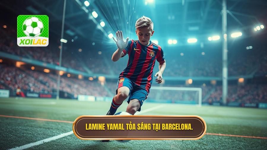Top 10 cầu thủ triển vọng 2025: Những "quái thú" mới của làng túc cầu thế giới 2 Lamine Yamal (Barcelona) – Thần đồng phá vỡ mọi giới hạn