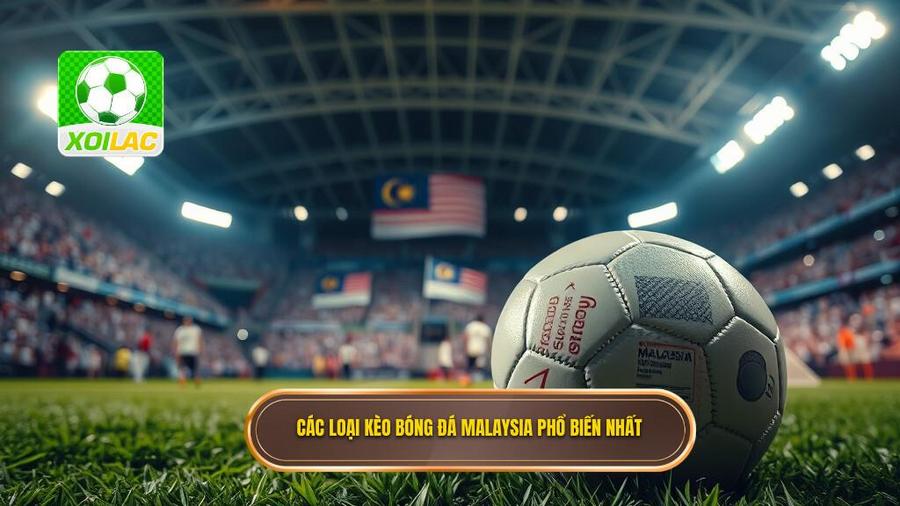 Các loại kèo bóng đá Malaysia phổ biến nhất