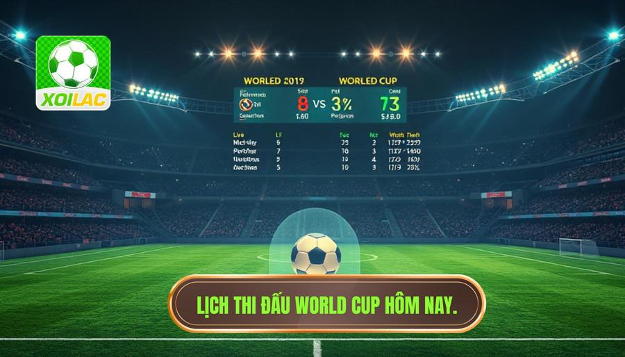 Bảng cập nhật lịch thi đấu và tỷ lệ trực tiếp World Cup hôm nay